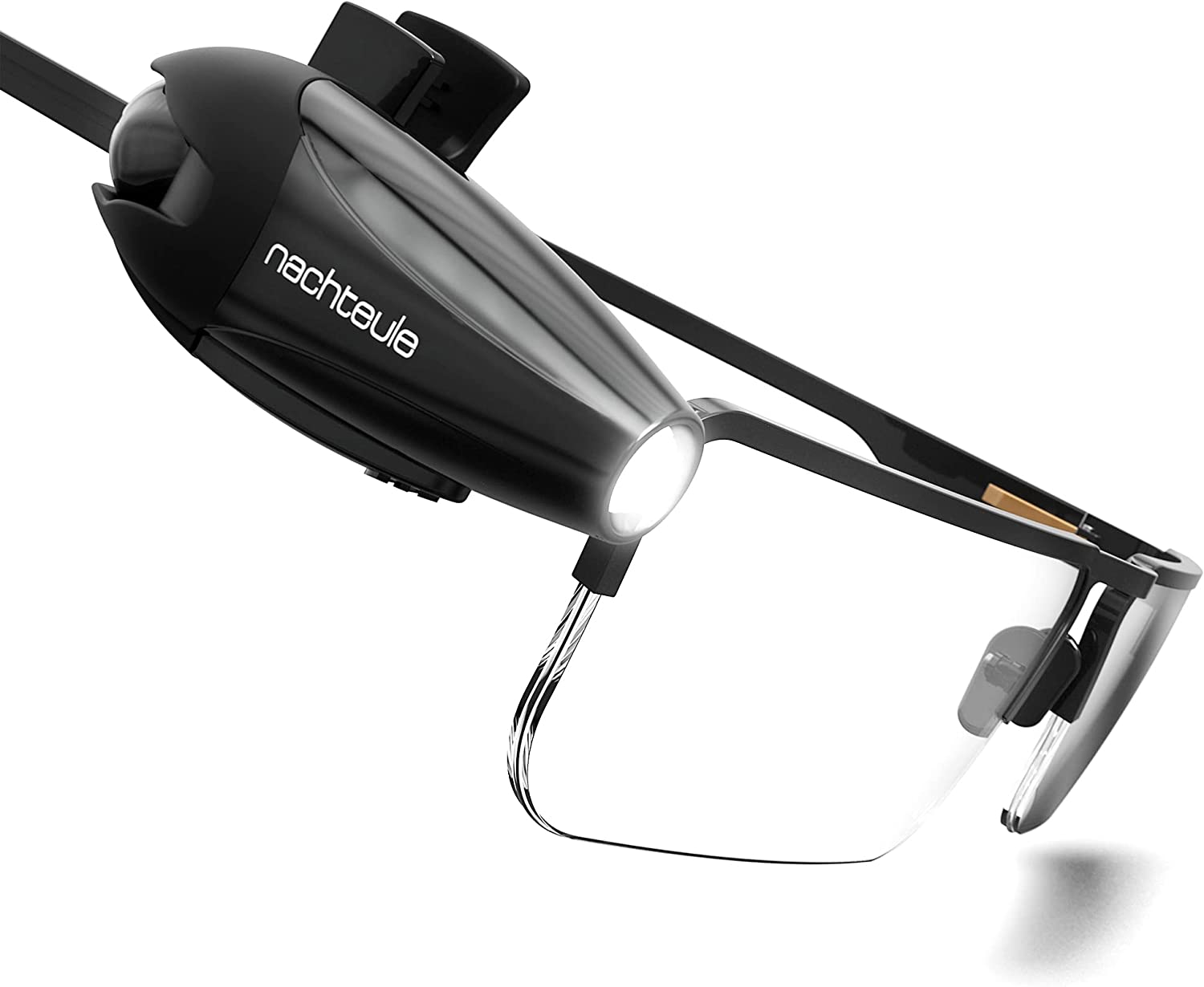 Picture of a clip on light for glasses to make tasks easier!